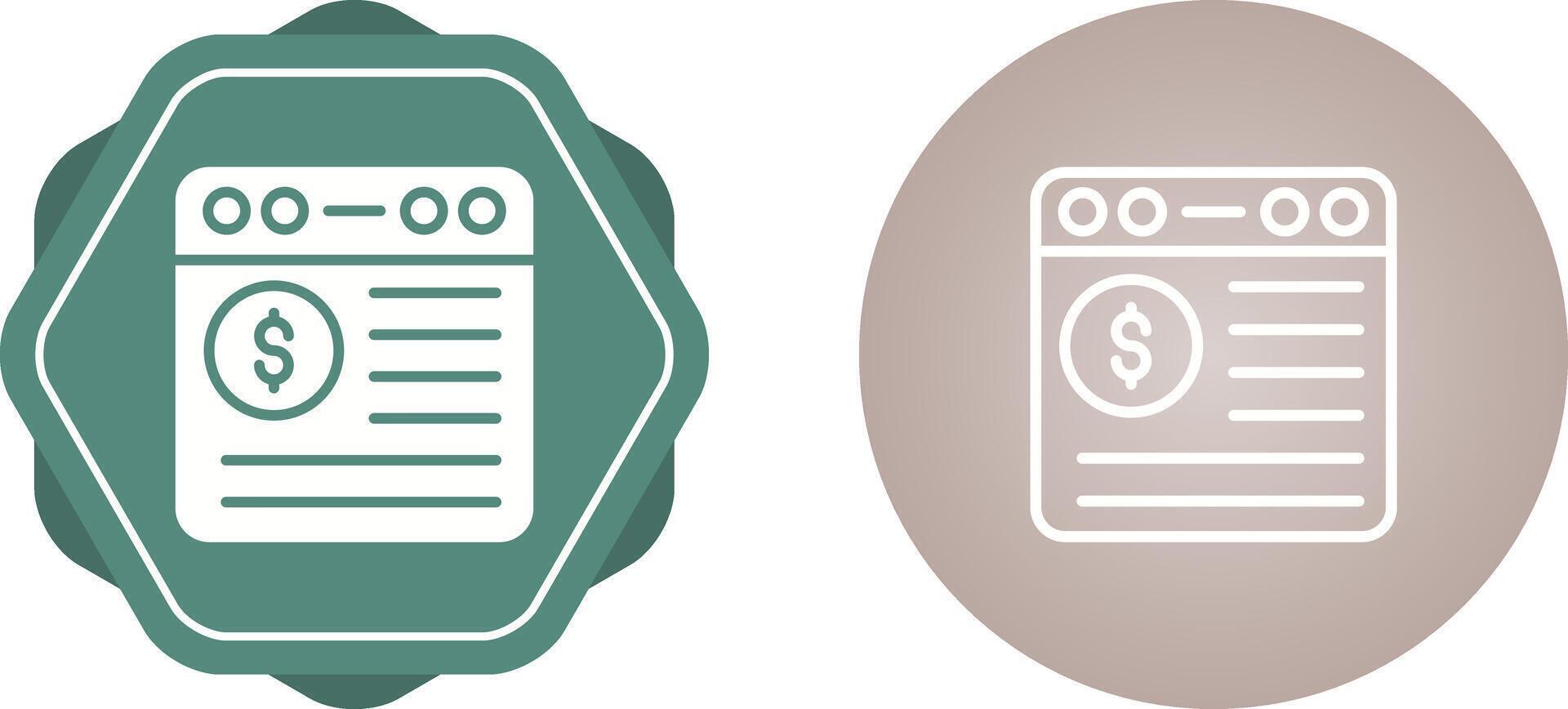 Browser Vector Icon