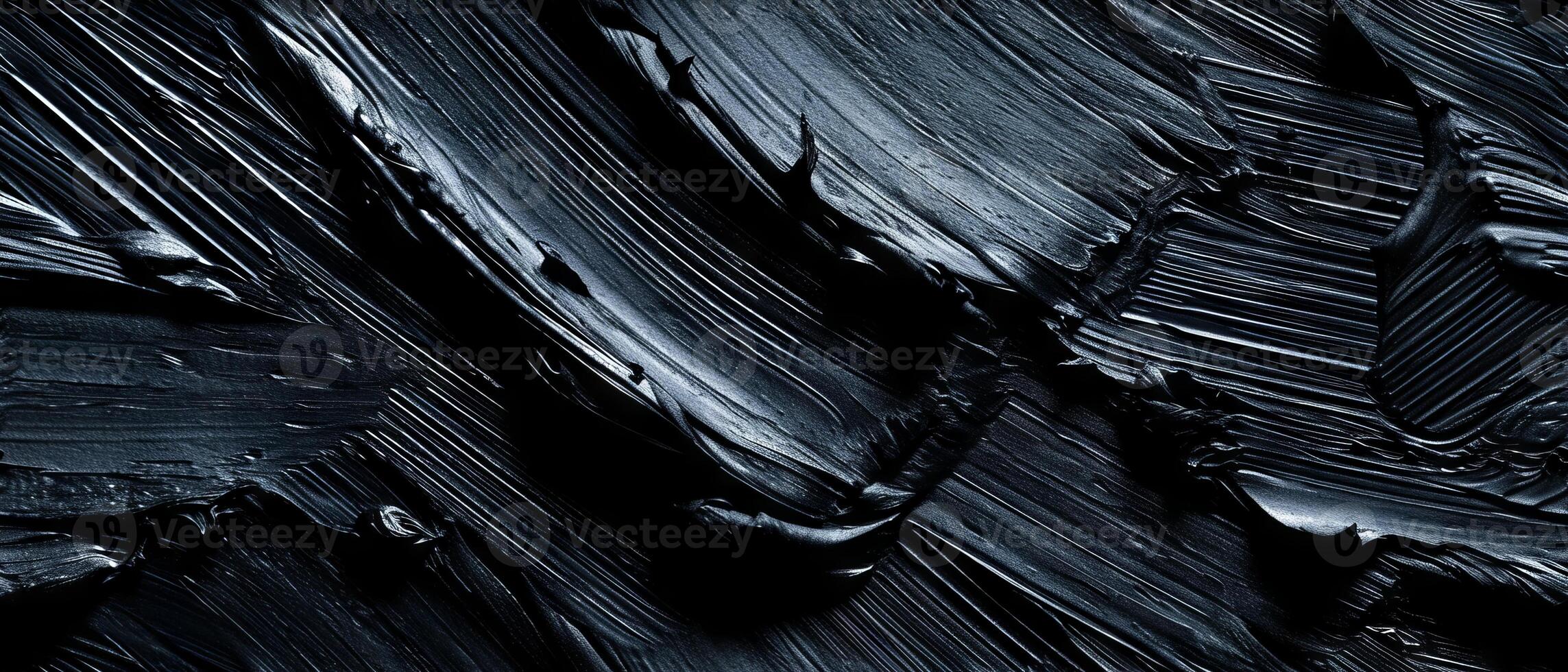 ai generado de cerca detallado textura de negro pintar, destacando sus oscuro y suave cualidades foto