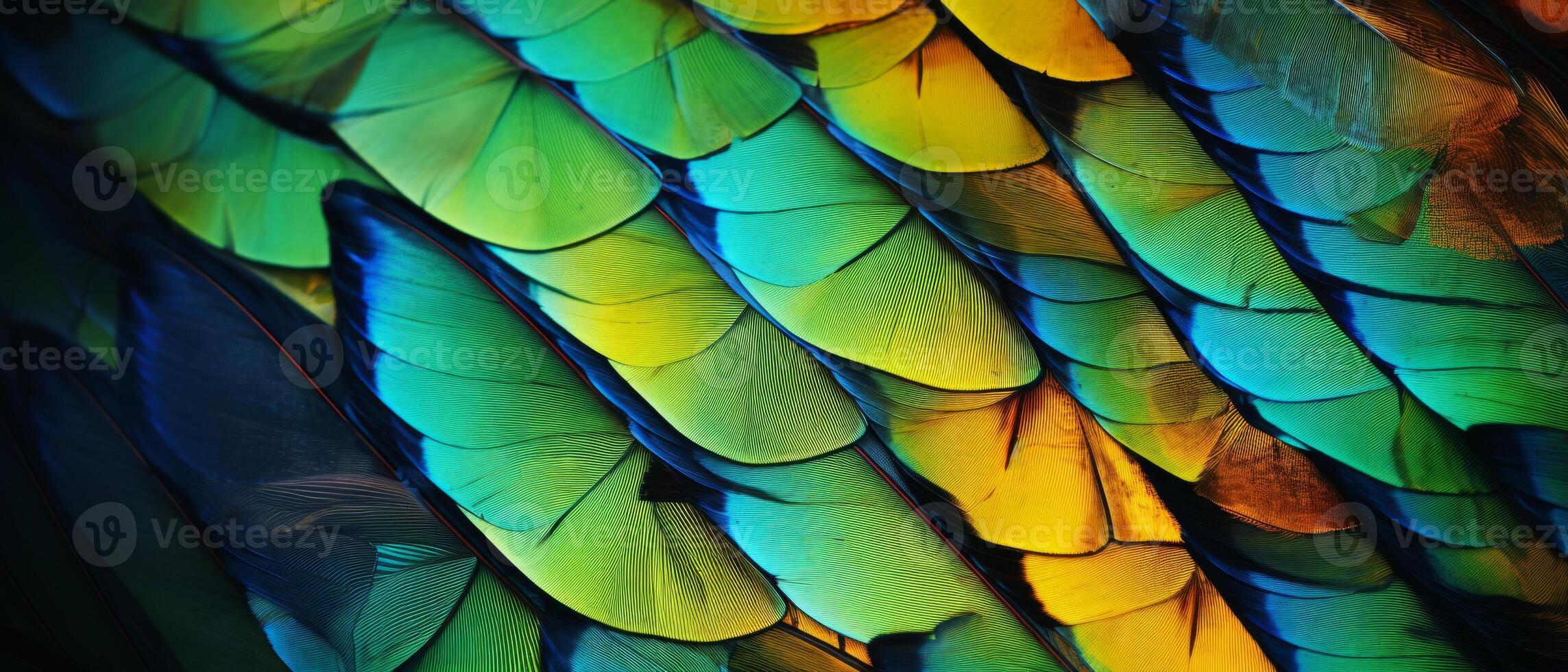 AI generated Detailed close up of the wing of a butterfly photo