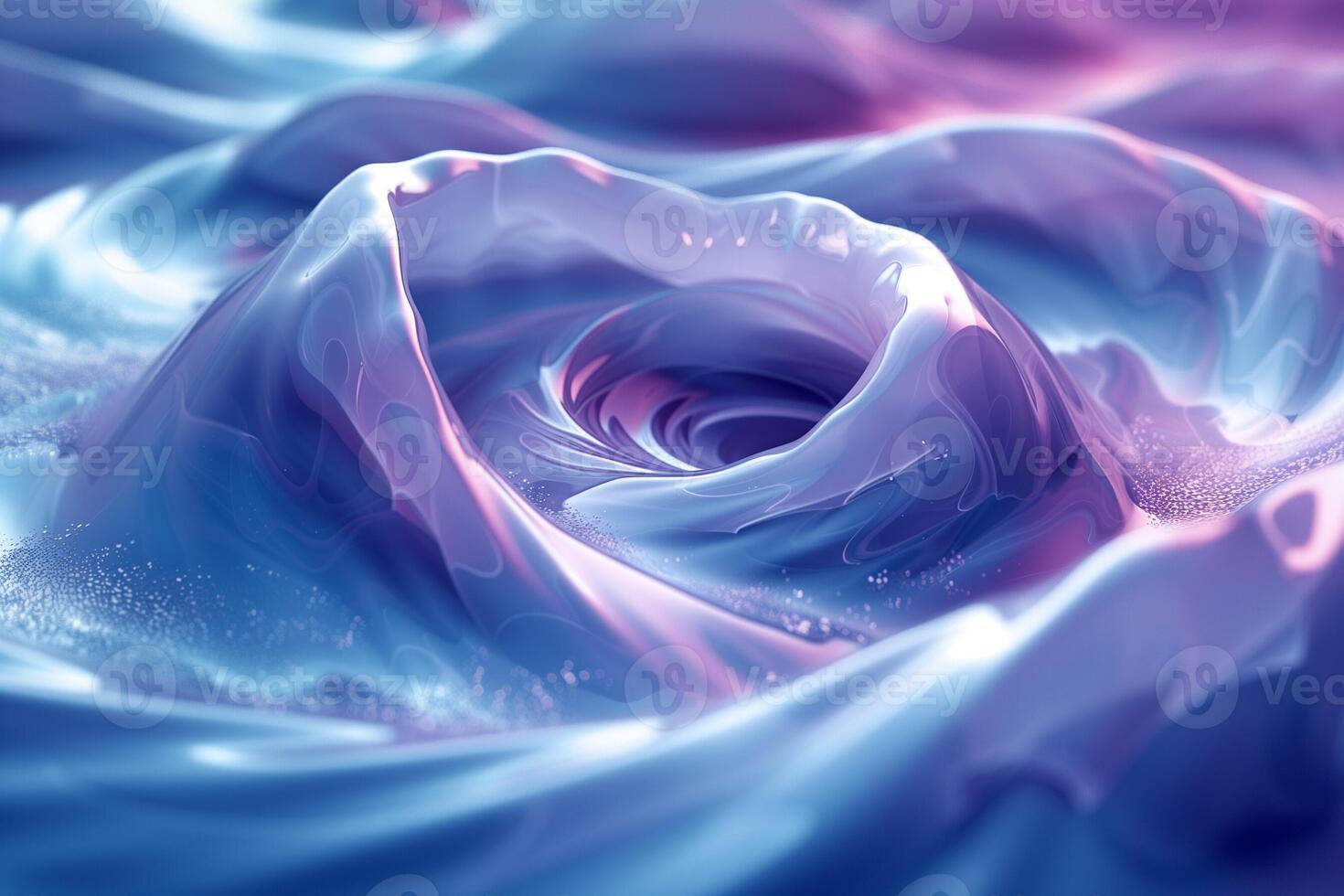 AI generated Shimmering Wave Pattern in Metallic Fabric photo