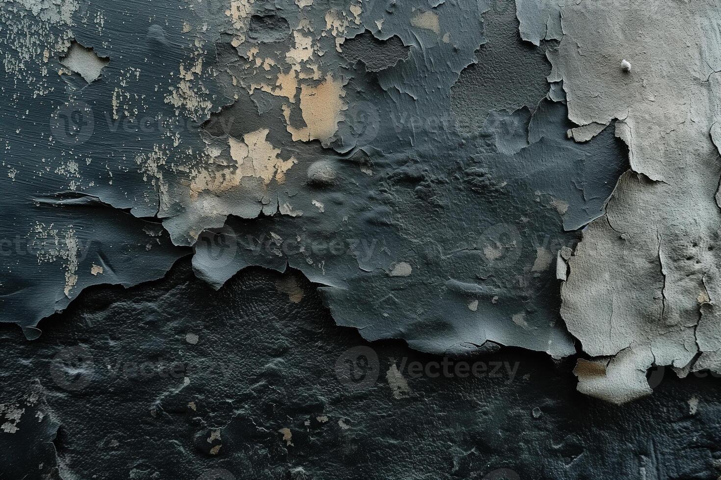 AI generated Aged Surface with Weathered Concrete and Peeling Paint photo