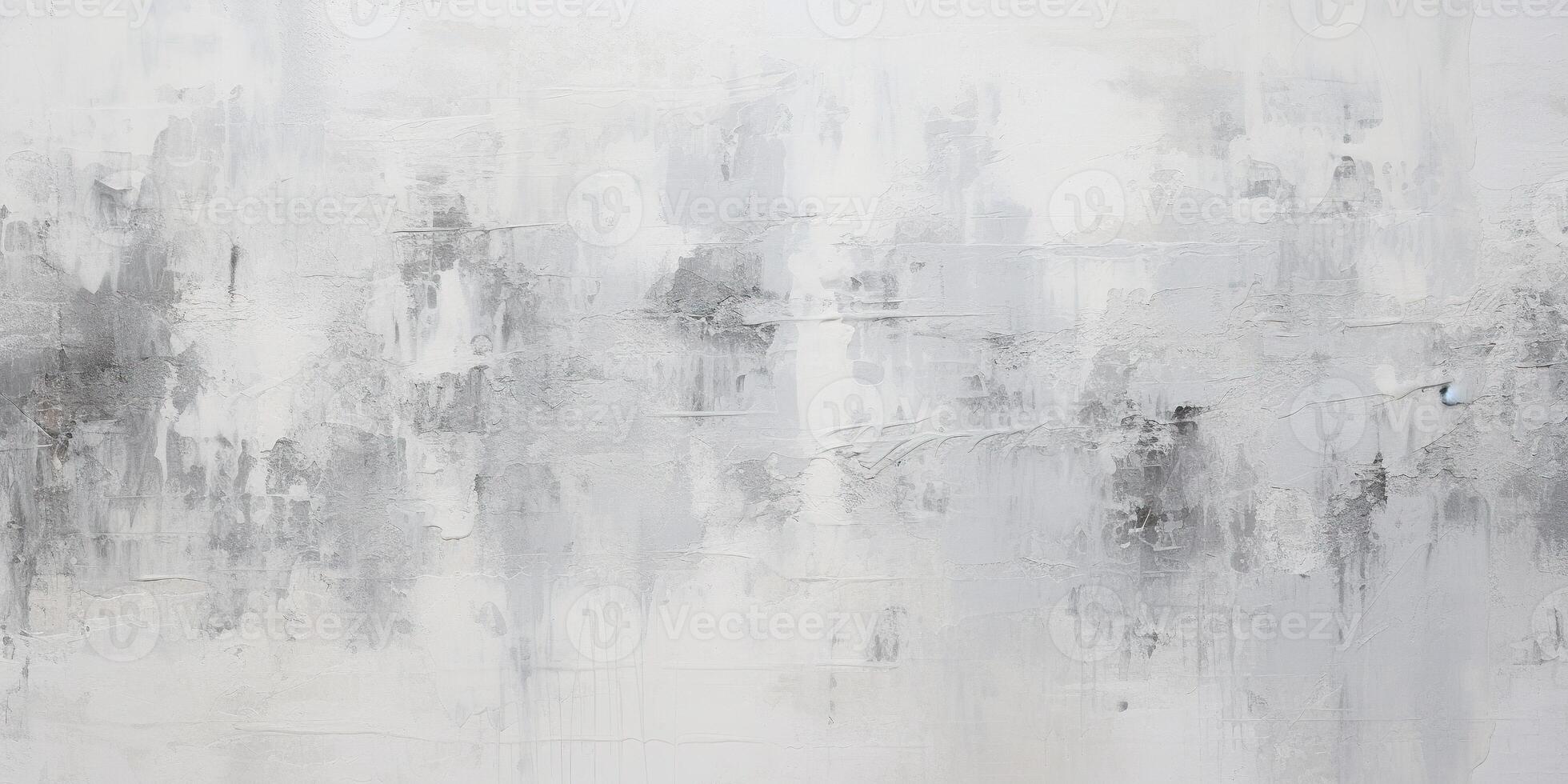 AI generated Abstract white oil paint brushstrokes texture pattern background. Contemporary modern art painting with the use of palette knife, highly textured wallpaper backdrop photo