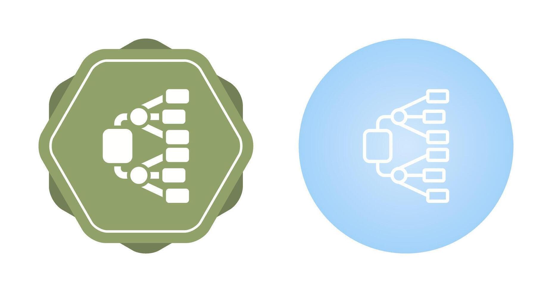 Network Diagram Vector Icon