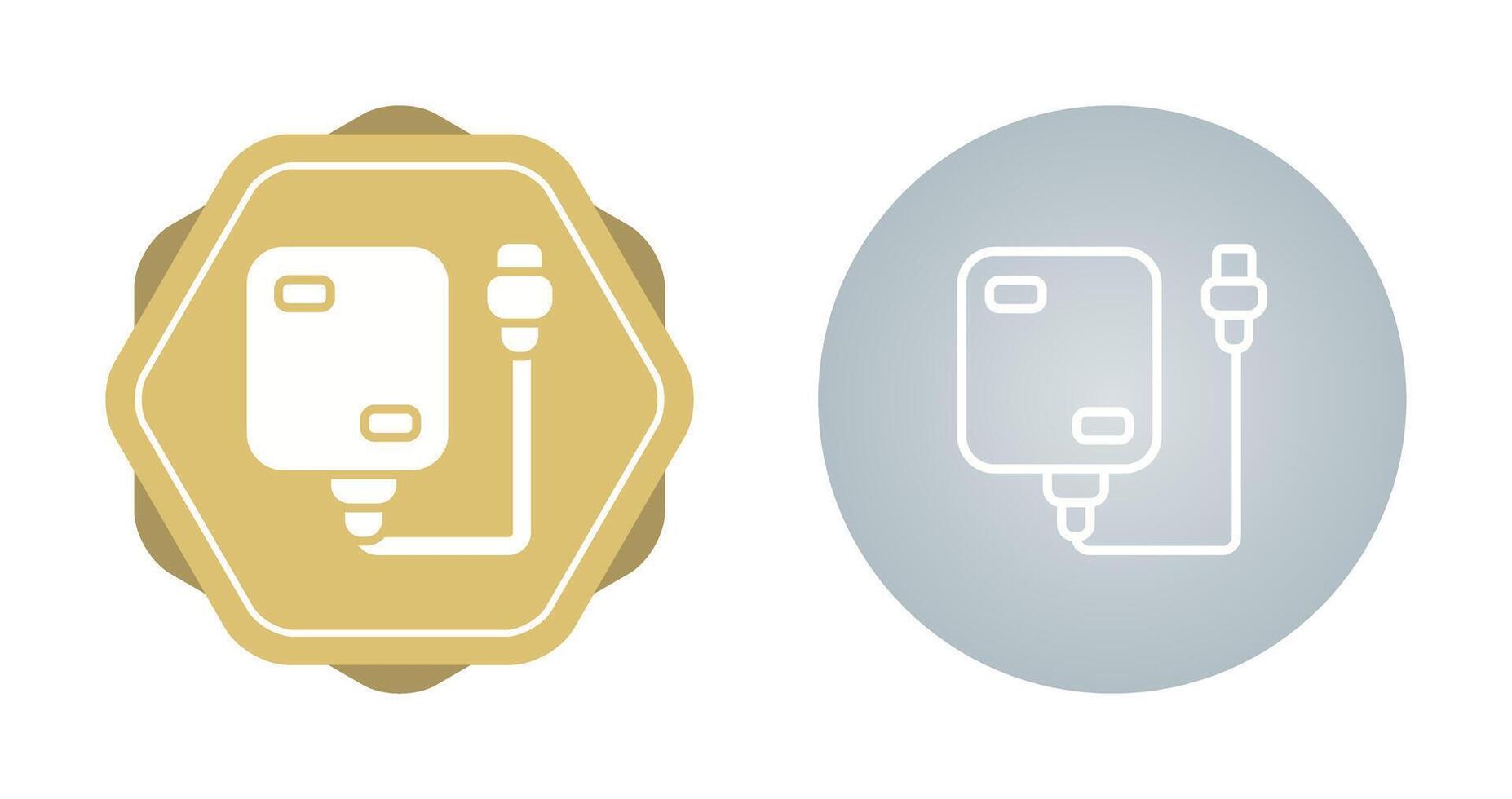 Portable Hard Drive Vector Icon