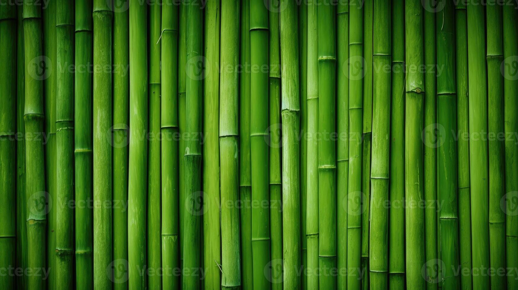 ai generado verde bambú antecedentes textura foto