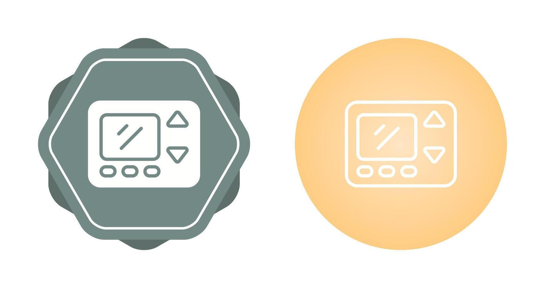 Smart Thermostat Vector Icon