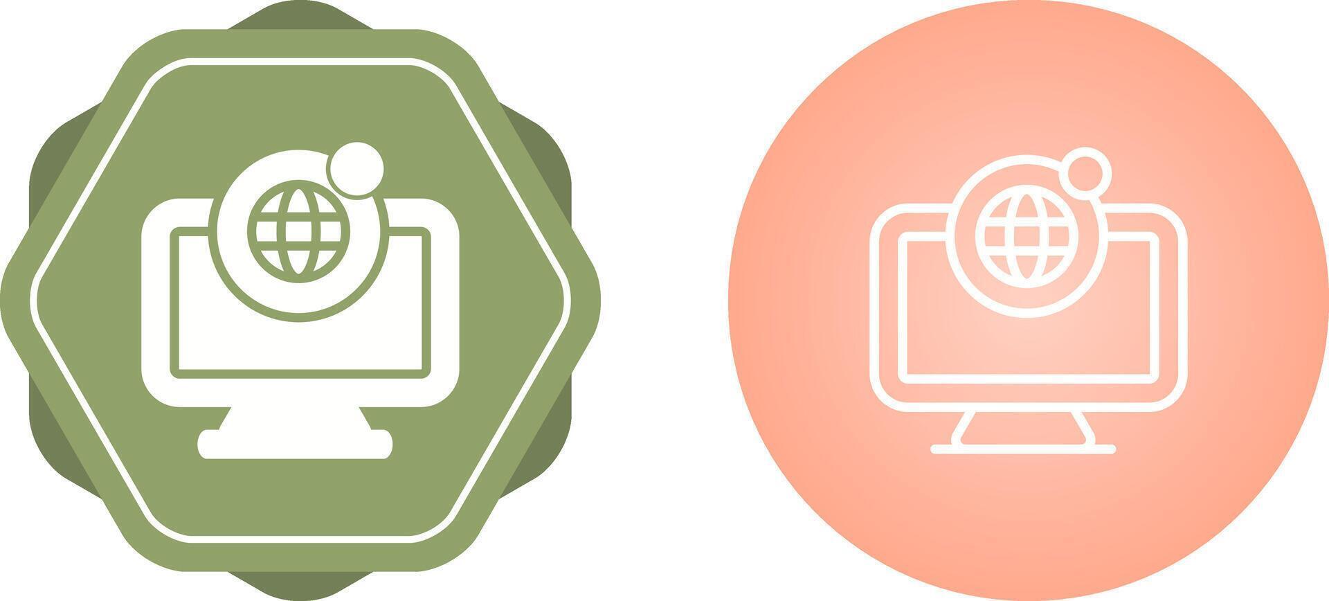 icono de vector en línea