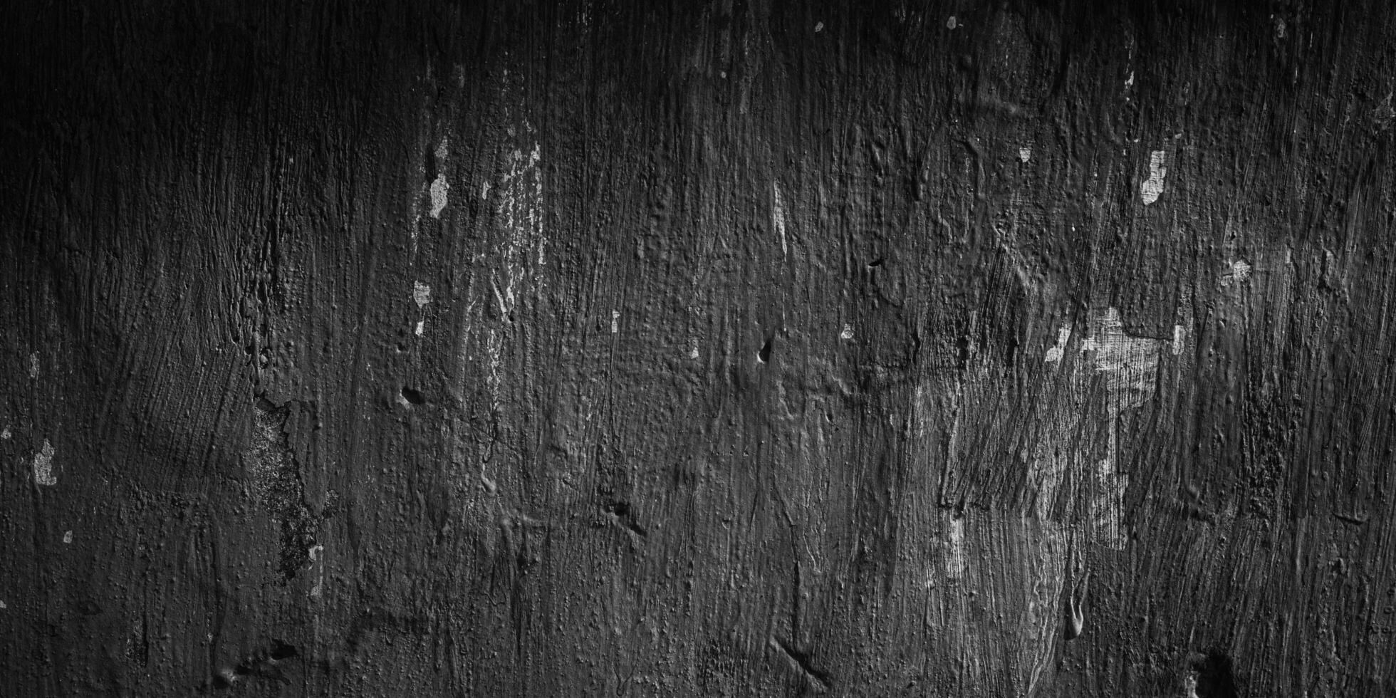 Texture abstract black grungy wall background photo