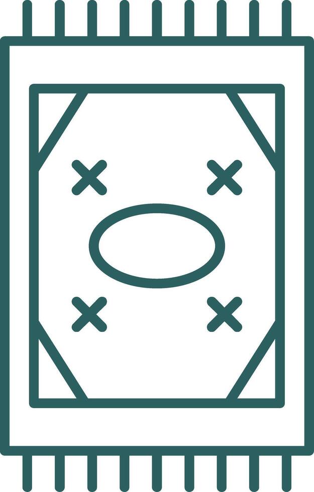Carpet Line Gradient Icon vector