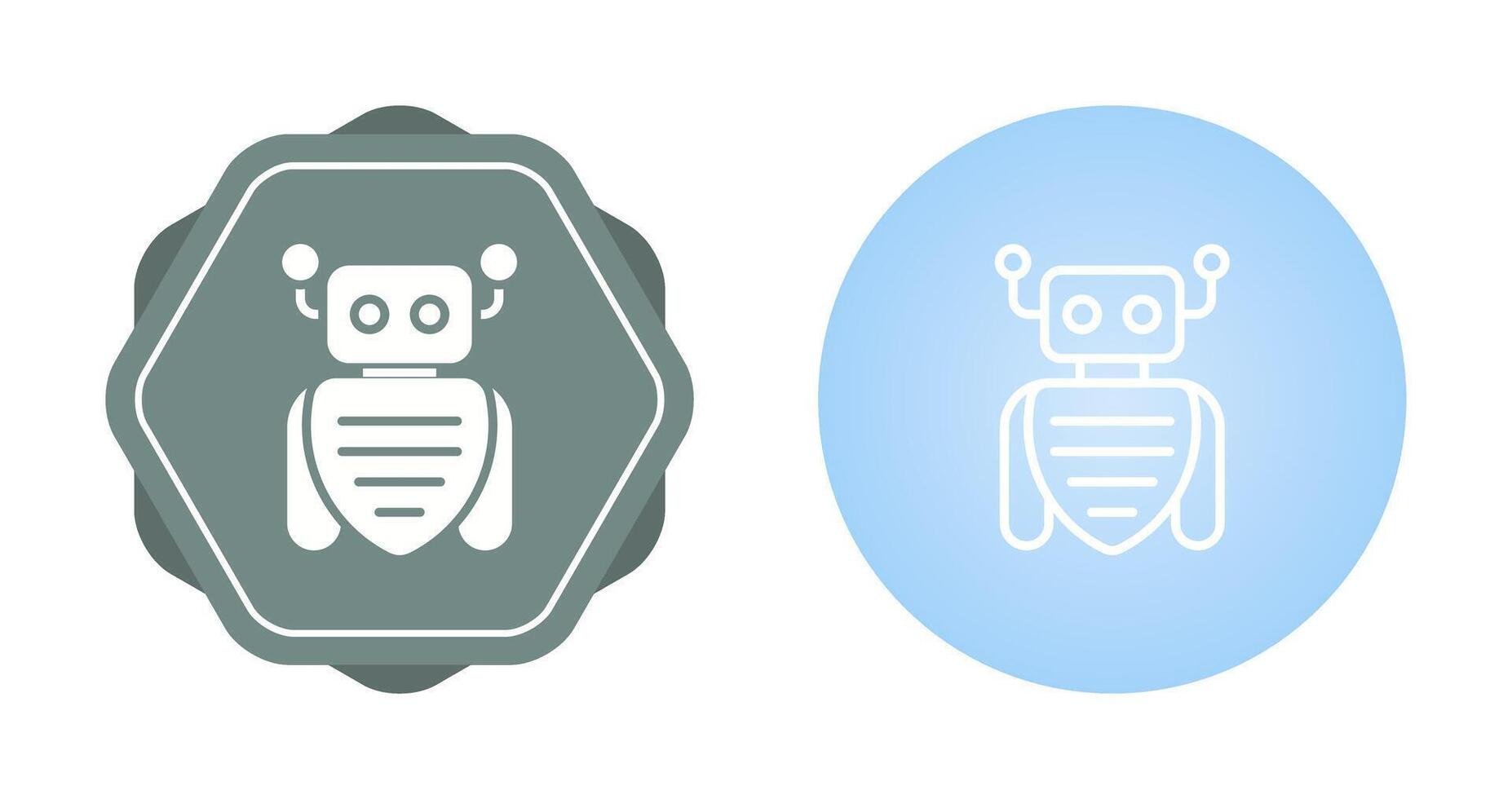 Robot Assistant Vector Icon