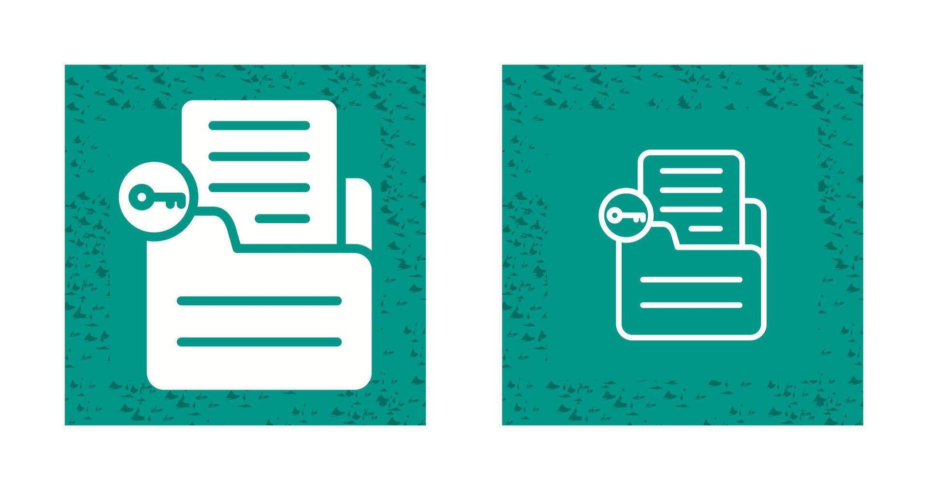 Document Unlock Vector Icon