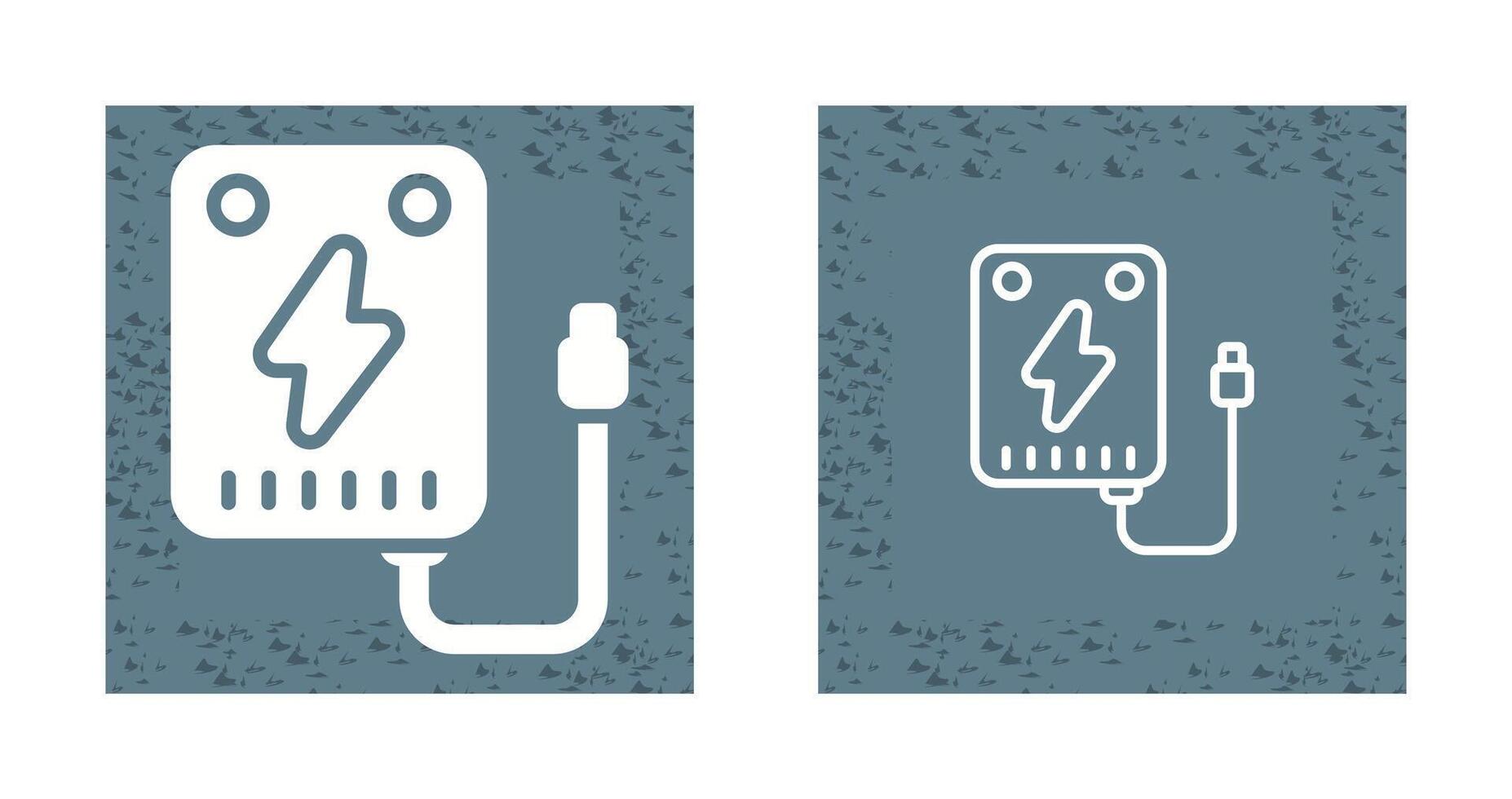 Portable charger Vector Icon