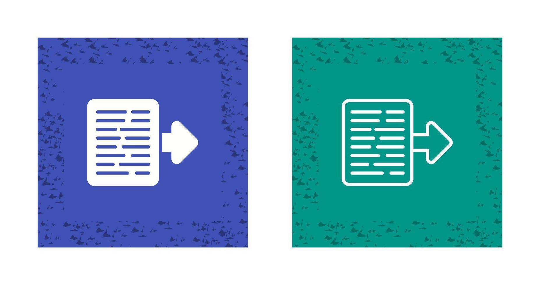 Document Export Vector Icon