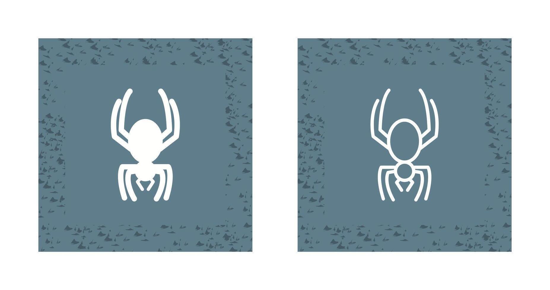 icono de vector de araña