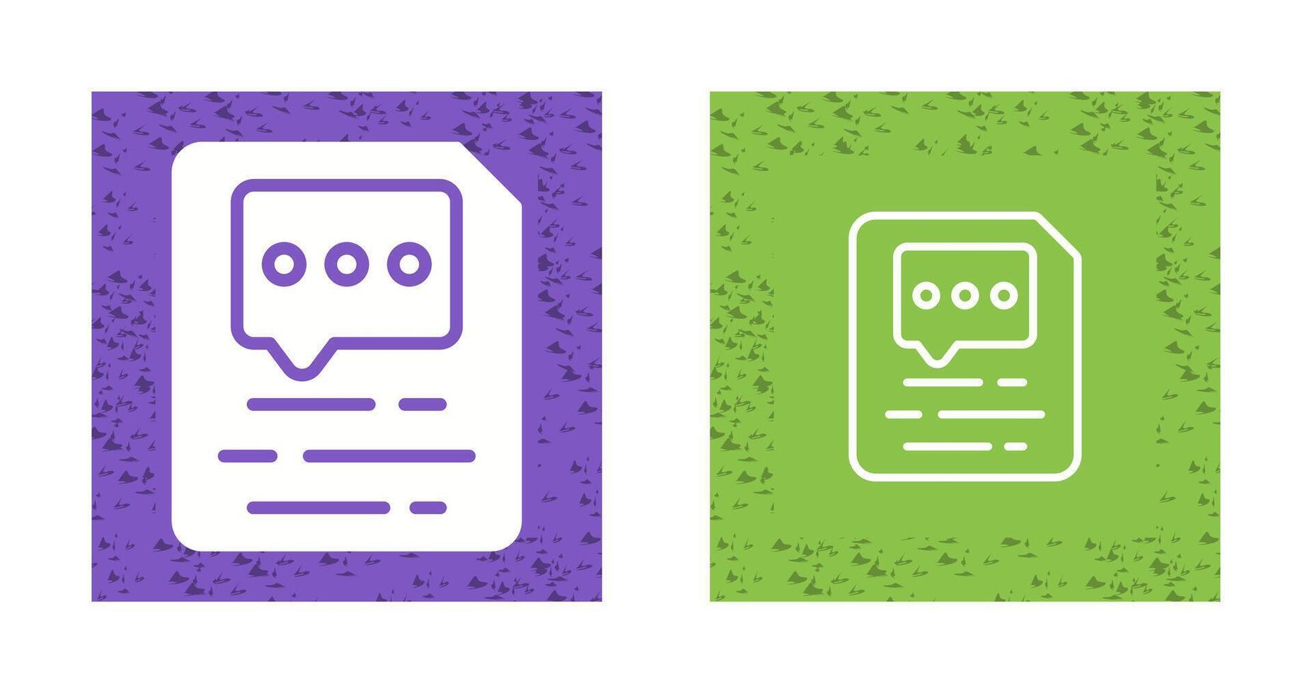 Document Insert Comment Vector Icon