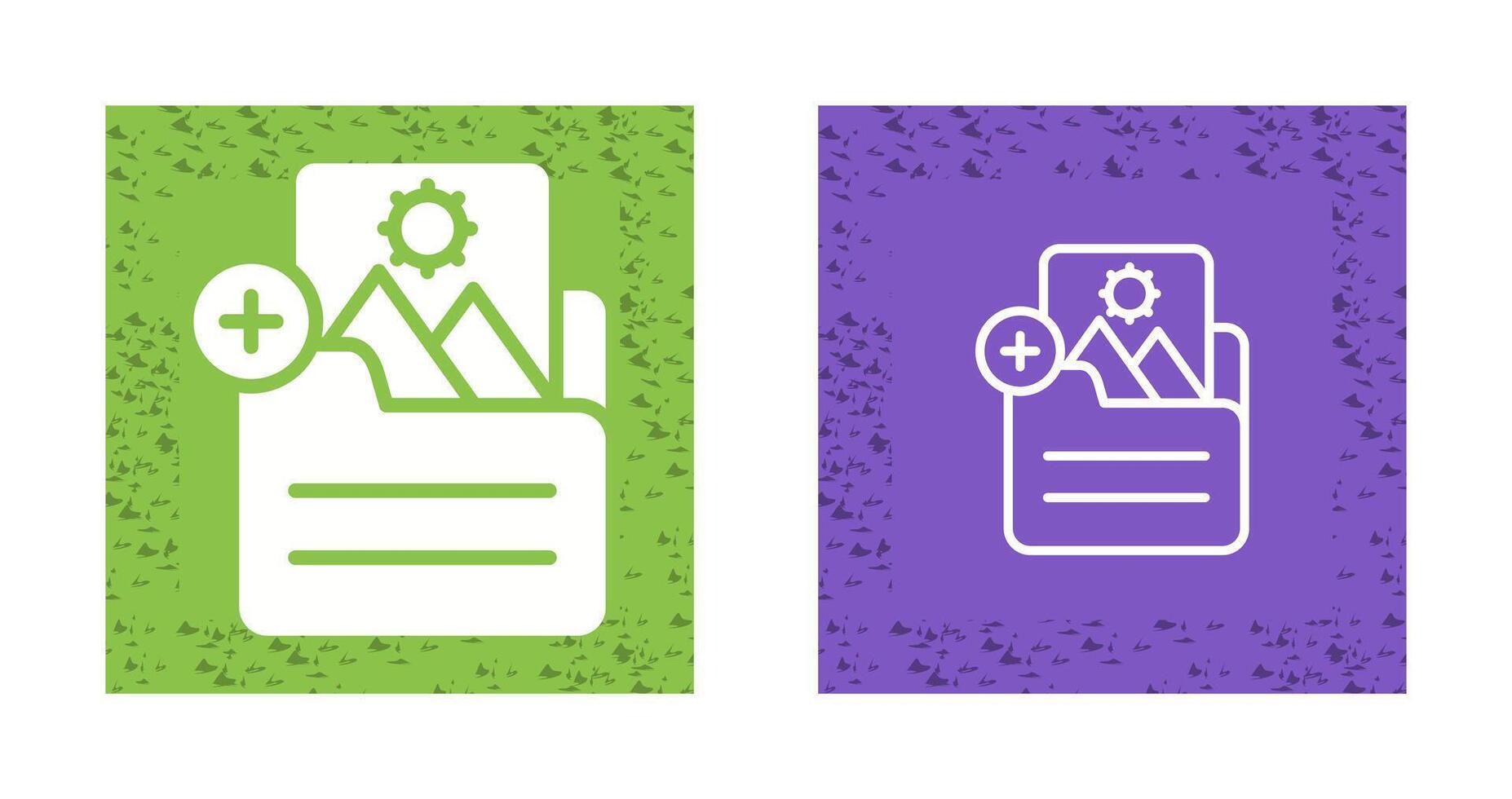 Document Insert Image Vector Icon