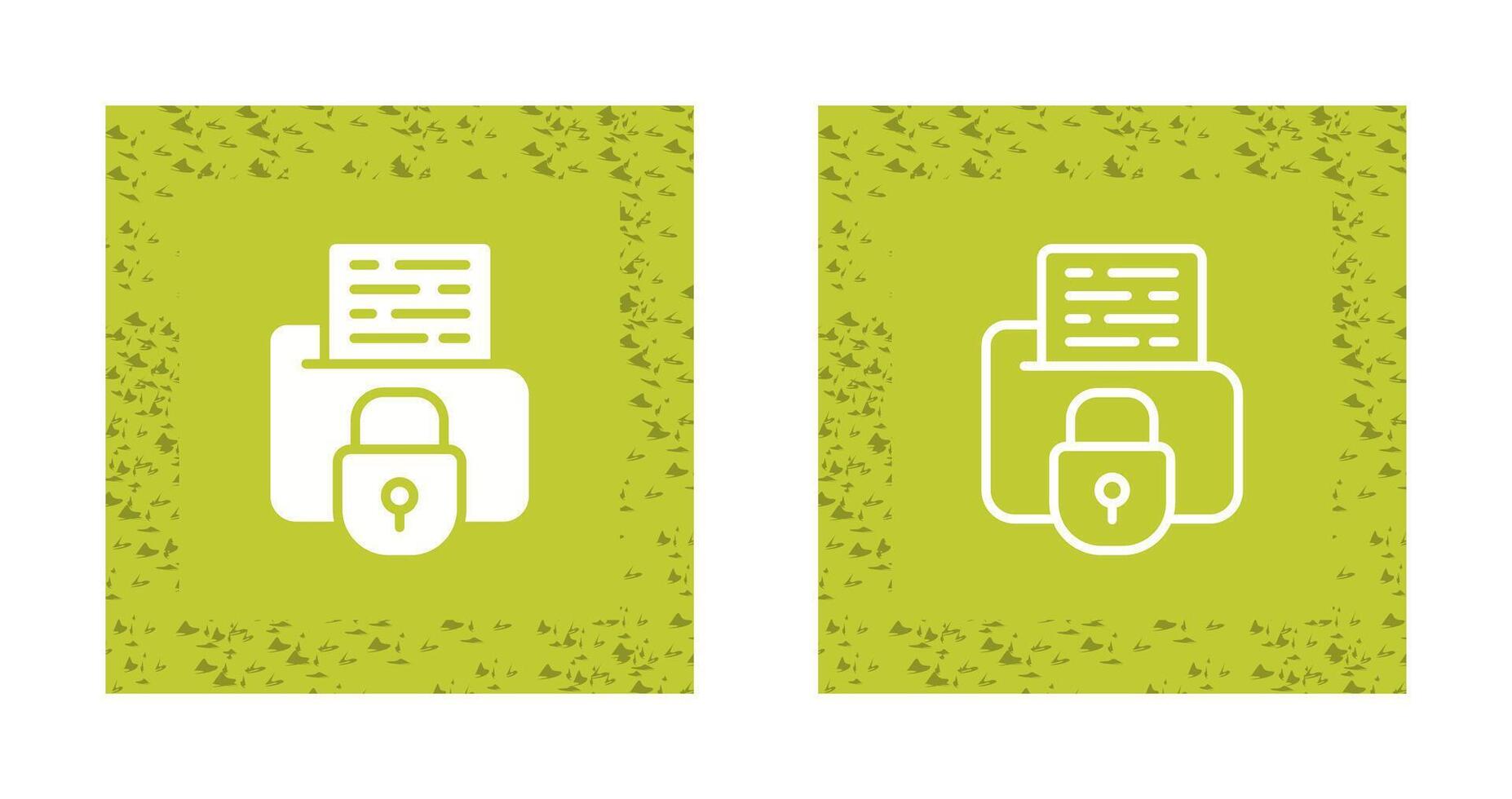 Secure Folder Vector Icon