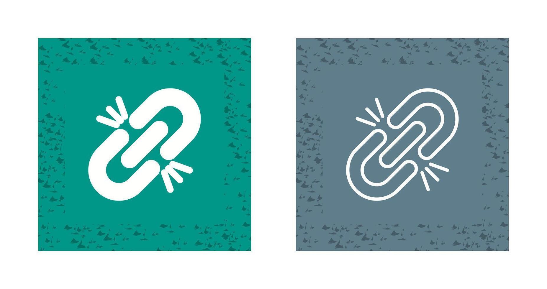 Broken Link Vector Icon
