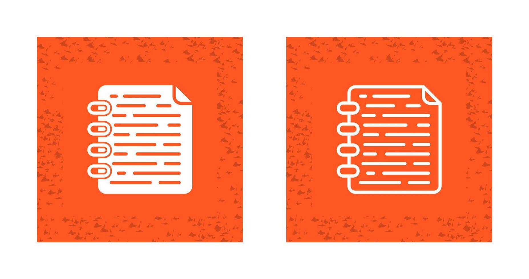 Note Page Vector Icon