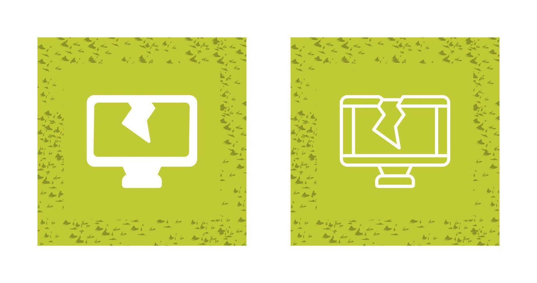 Cracked Vector Icon