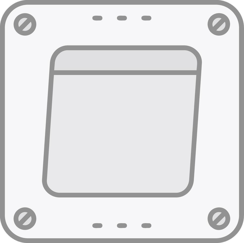 Swtich Line Filled Light Icon vector
