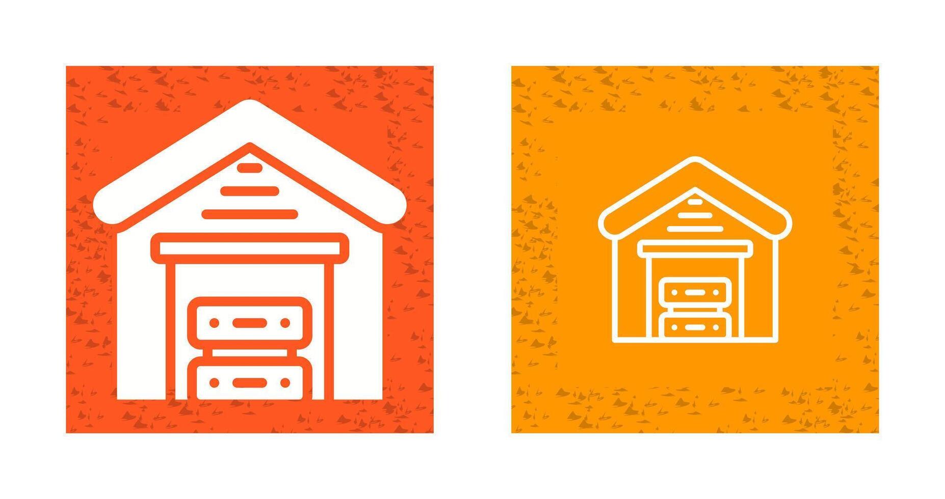 Data Warehouse Vector Icon