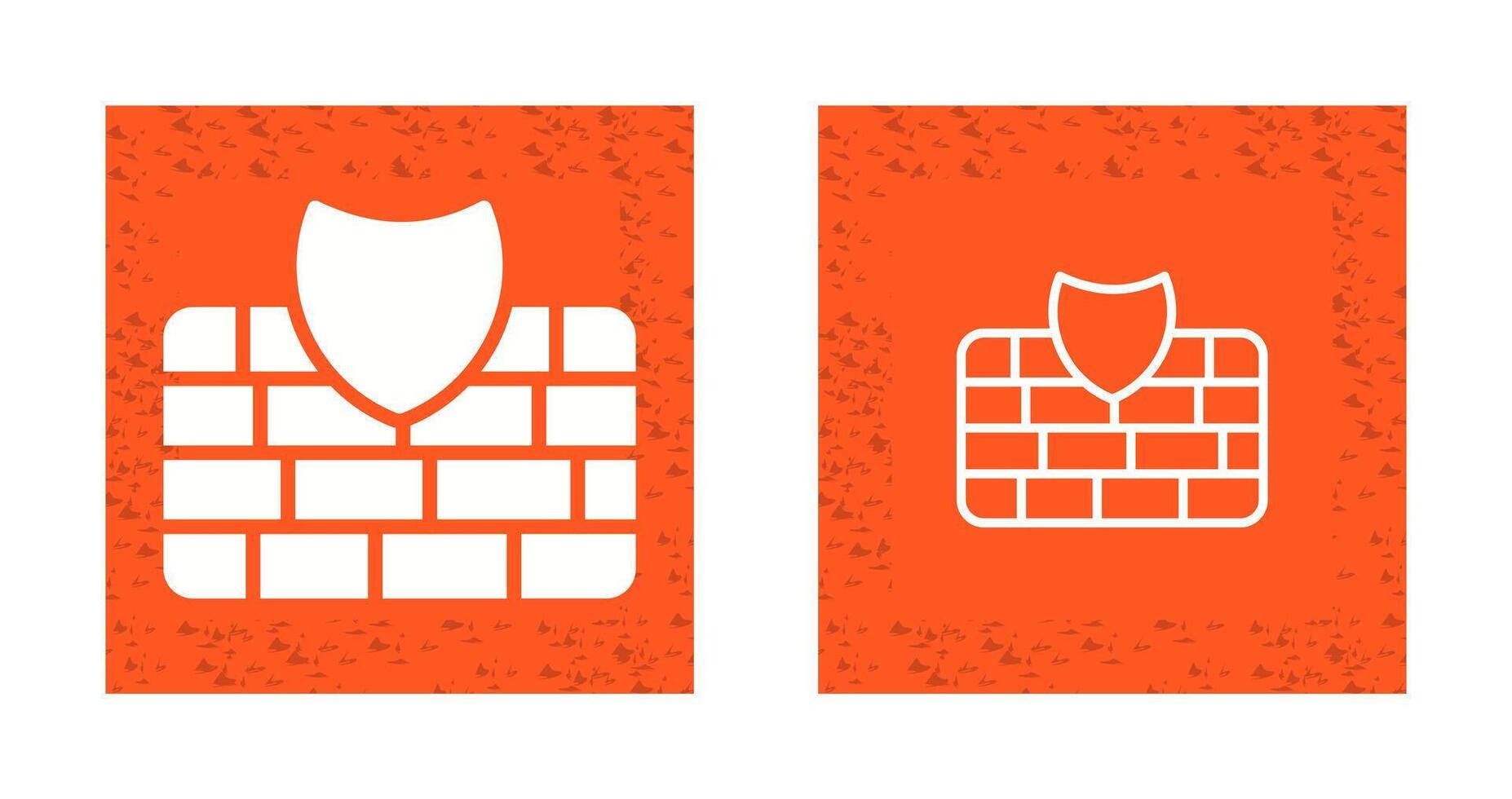 icono de vector de firewall