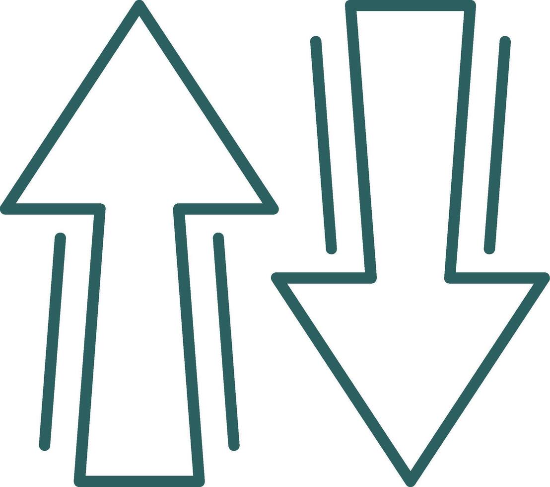 Sign Line Gradient Icon vector
