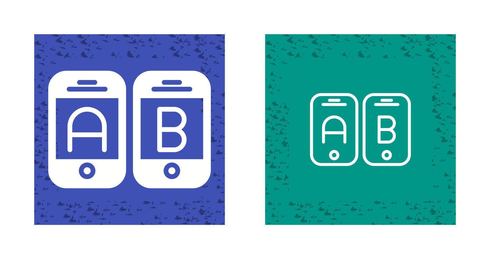 A B Testing Vector Icon