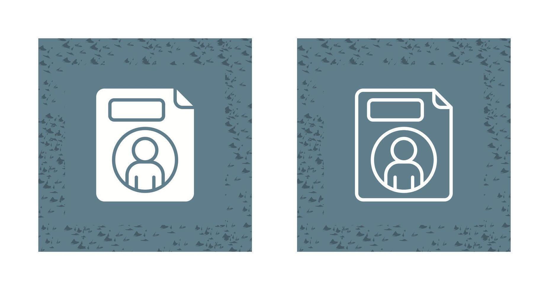 Personal File Vector Icon