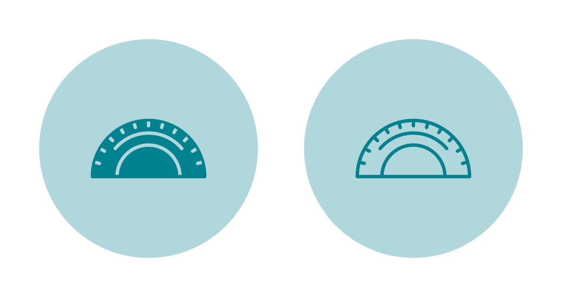Protractor Vector Icon