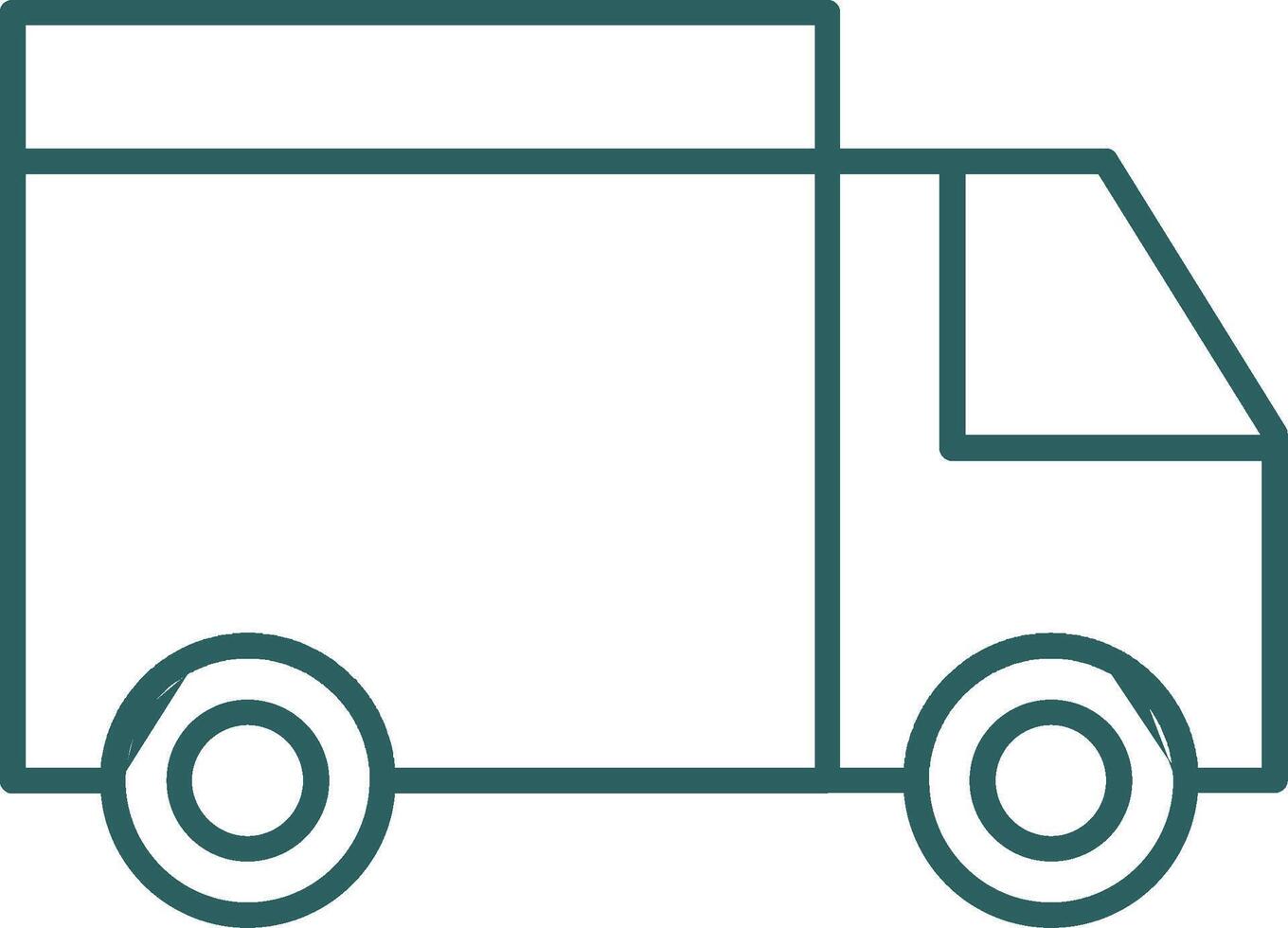 Truck Line Gradient Icon vector