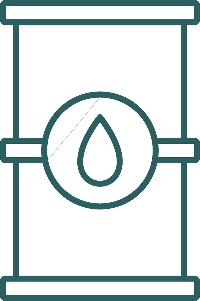 Barrel Line Gradient Icon vector