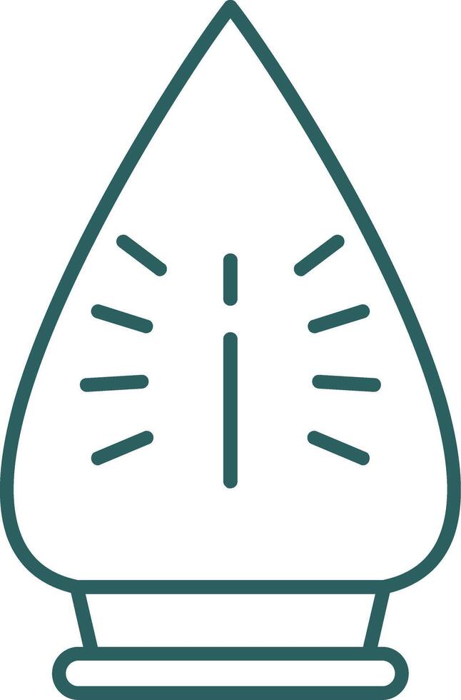 Iron Line Gradient Icon vector
