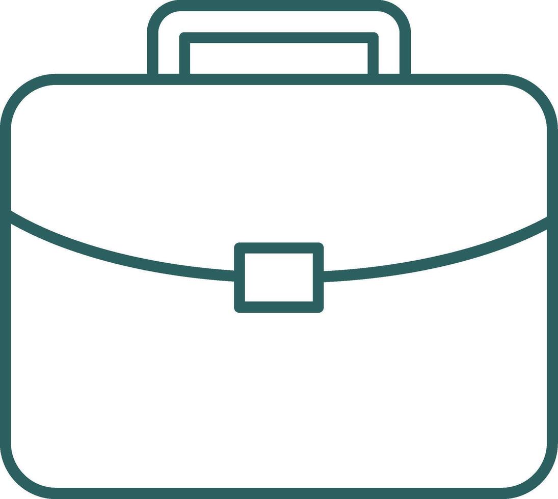 Brief Line Gradient Icon vector