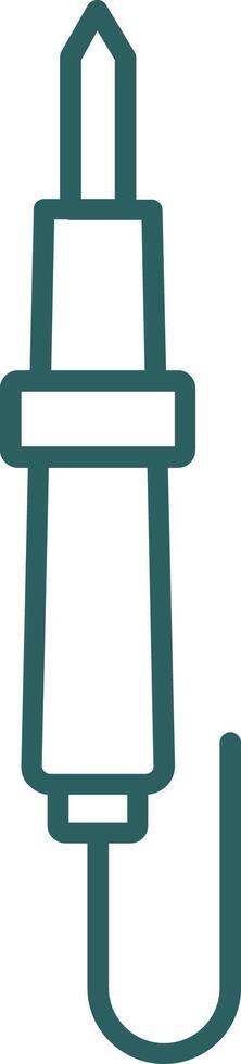 Soldering Line Gradient Icon vector