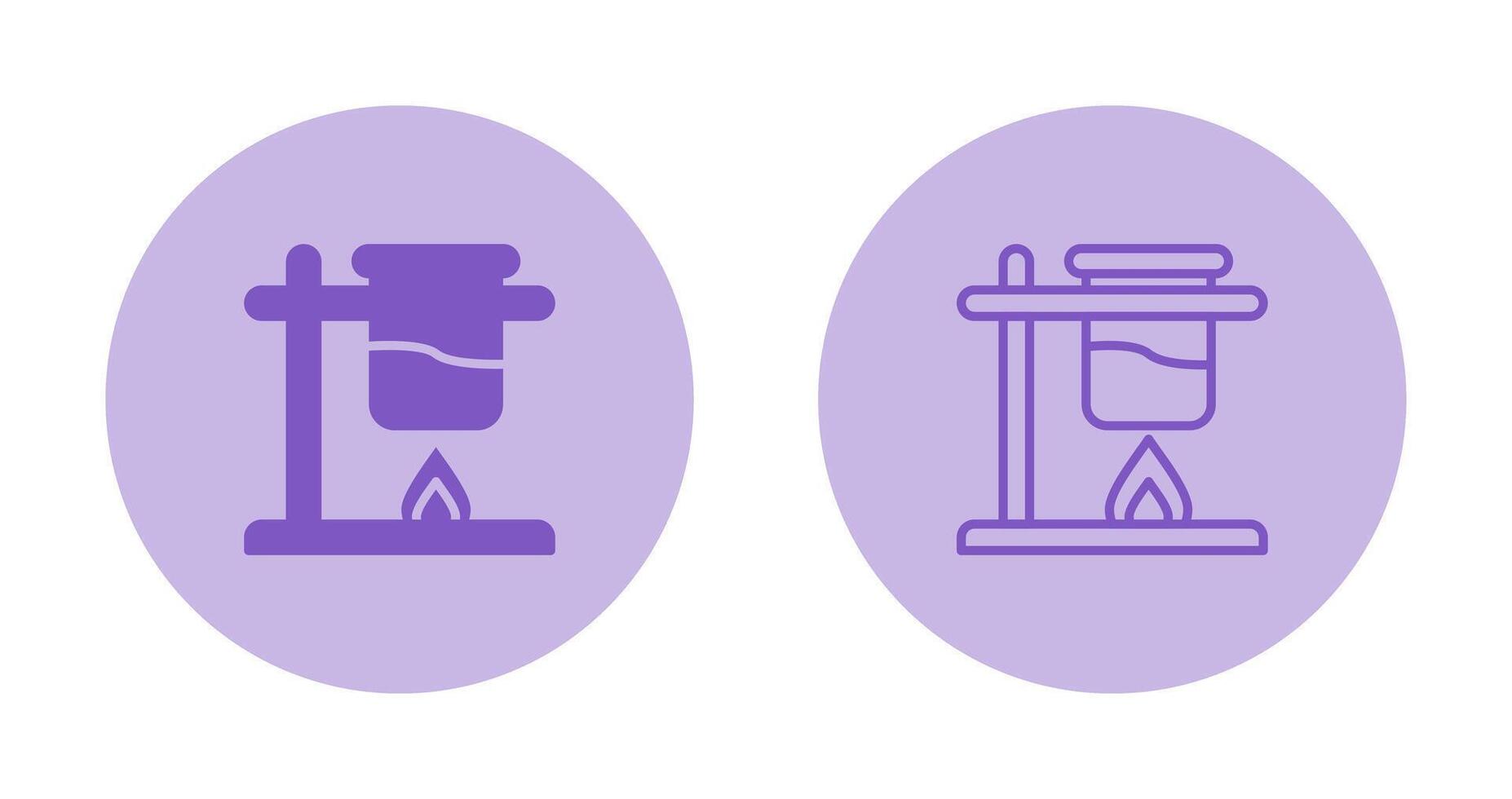 Bunsen Burner Vector Icon