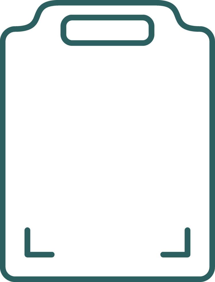 Cutting Board Line Gradient Icon vector