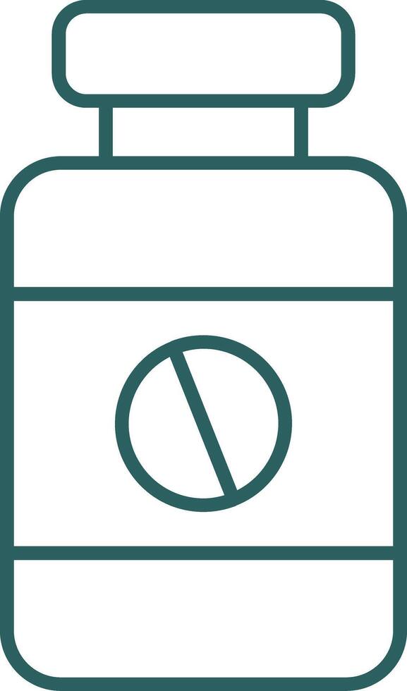 Iron Tablet Line Gradient Icon vector