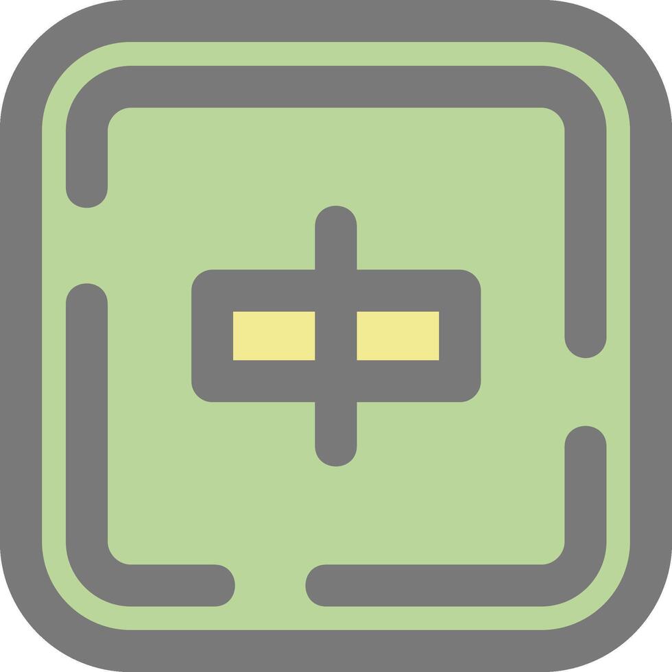 Align objects Line Filled Light Icon vector