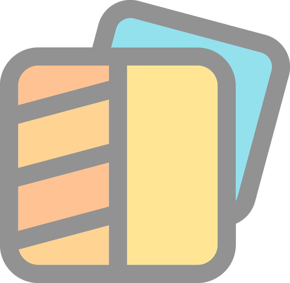 Transparent Line Filled Light Icon vector
