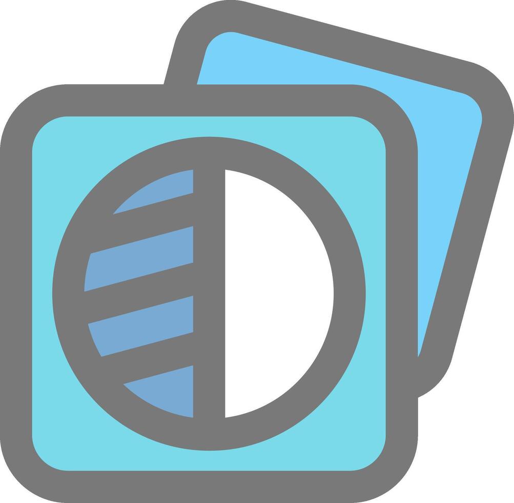 Image shadows Line Filled Light Icon vector