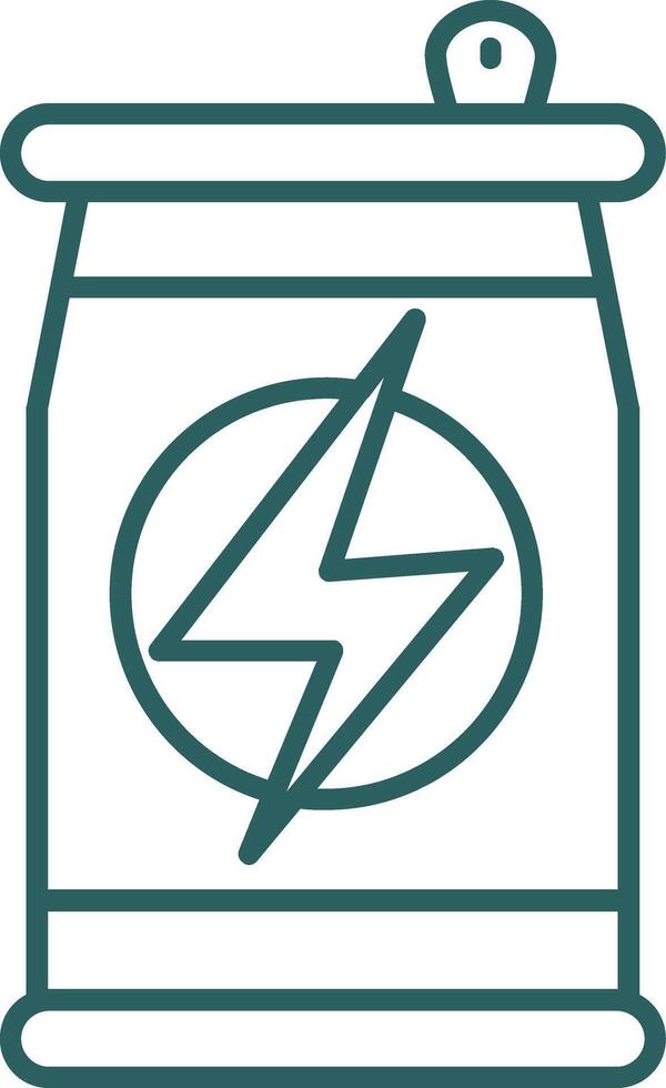 Energy Drink Line Gradient Icon vector