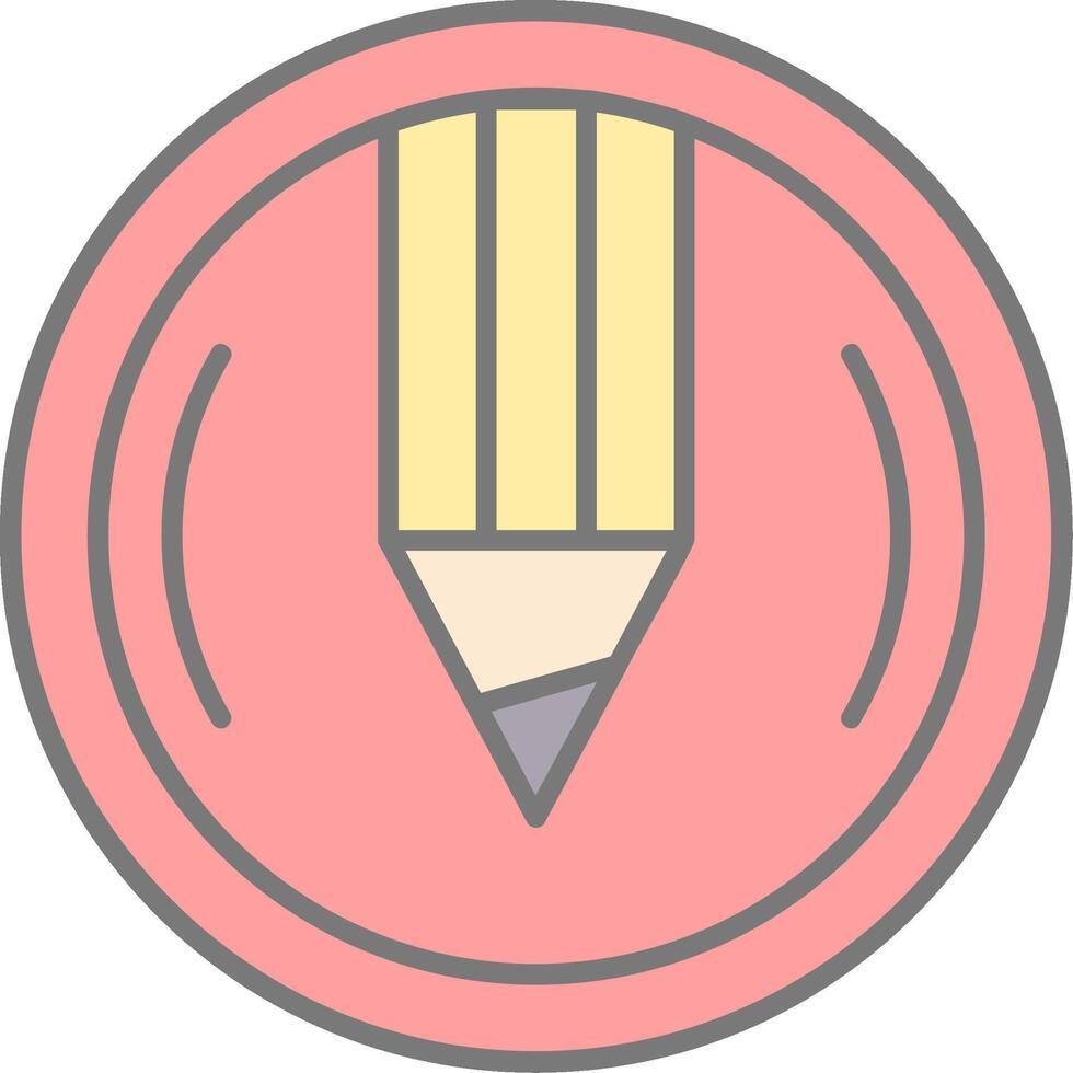 Compose Line Filled Light Icon vector