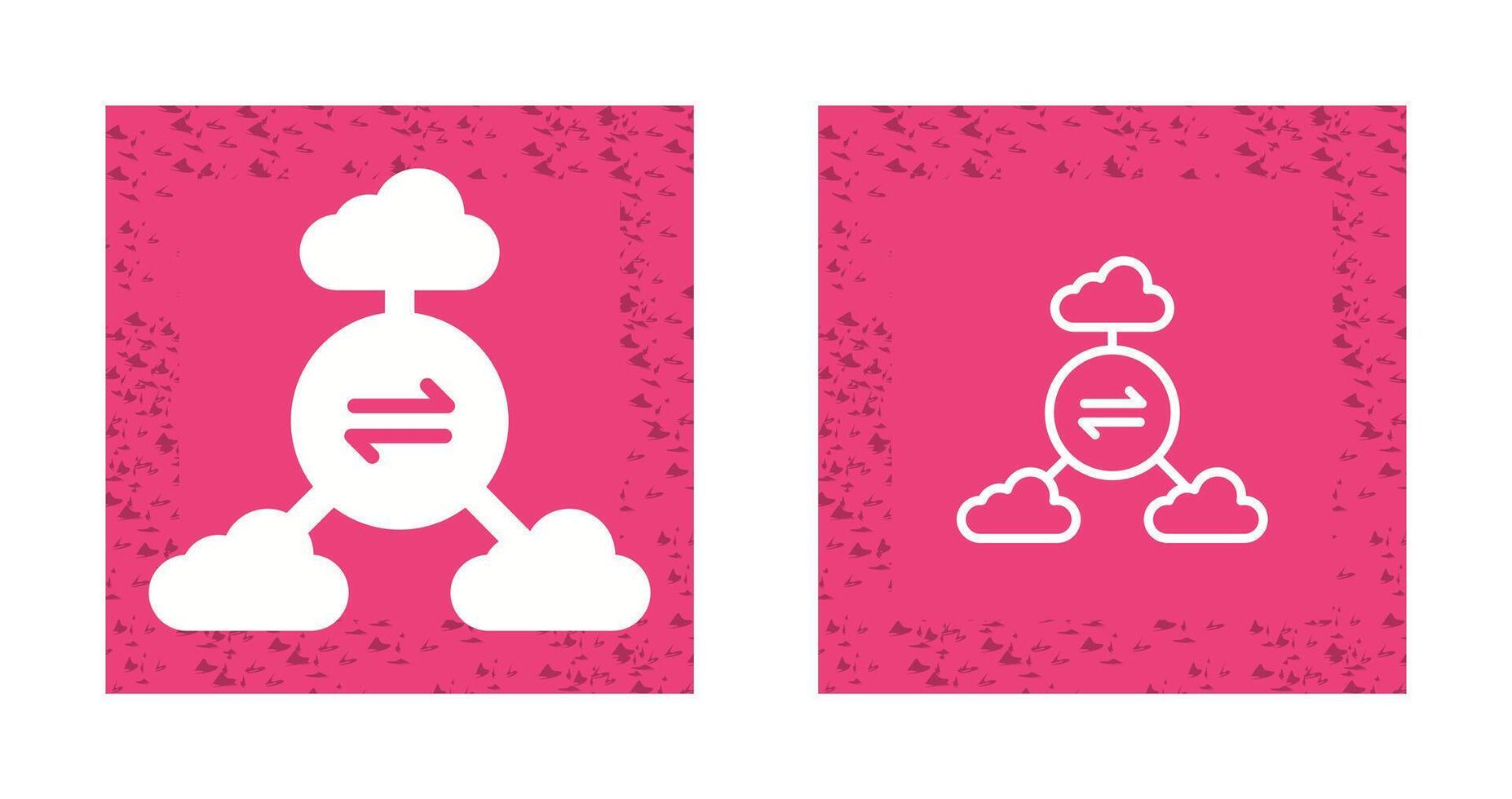 Multi-Cloud Vector Icon