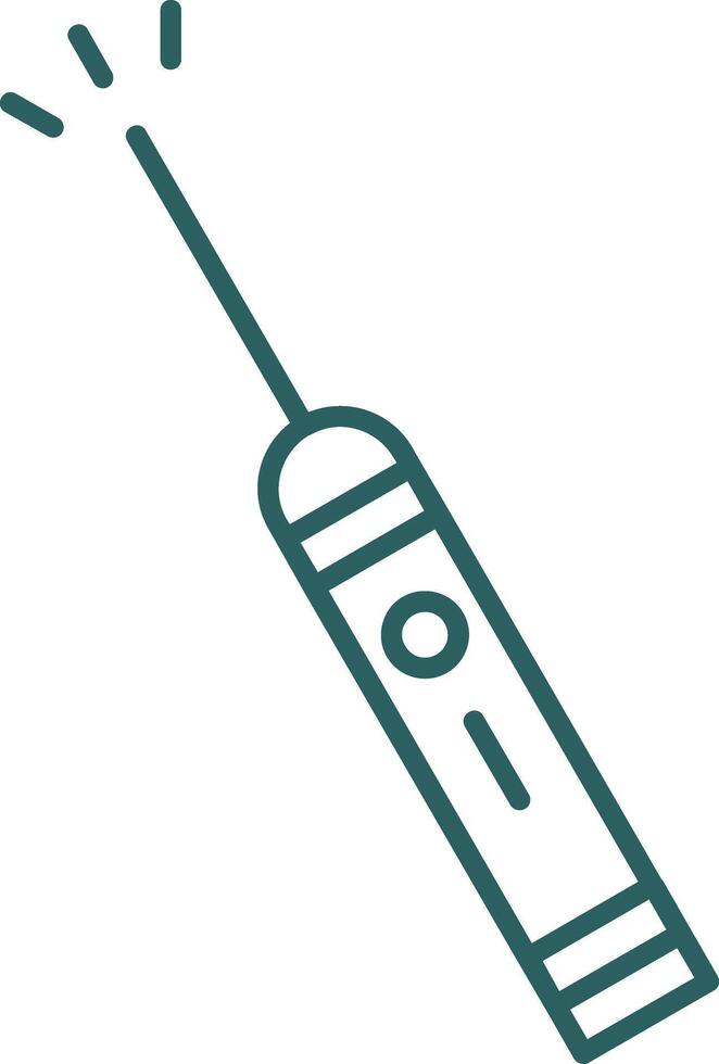 Laser Pen Line Gradient Icon vector
