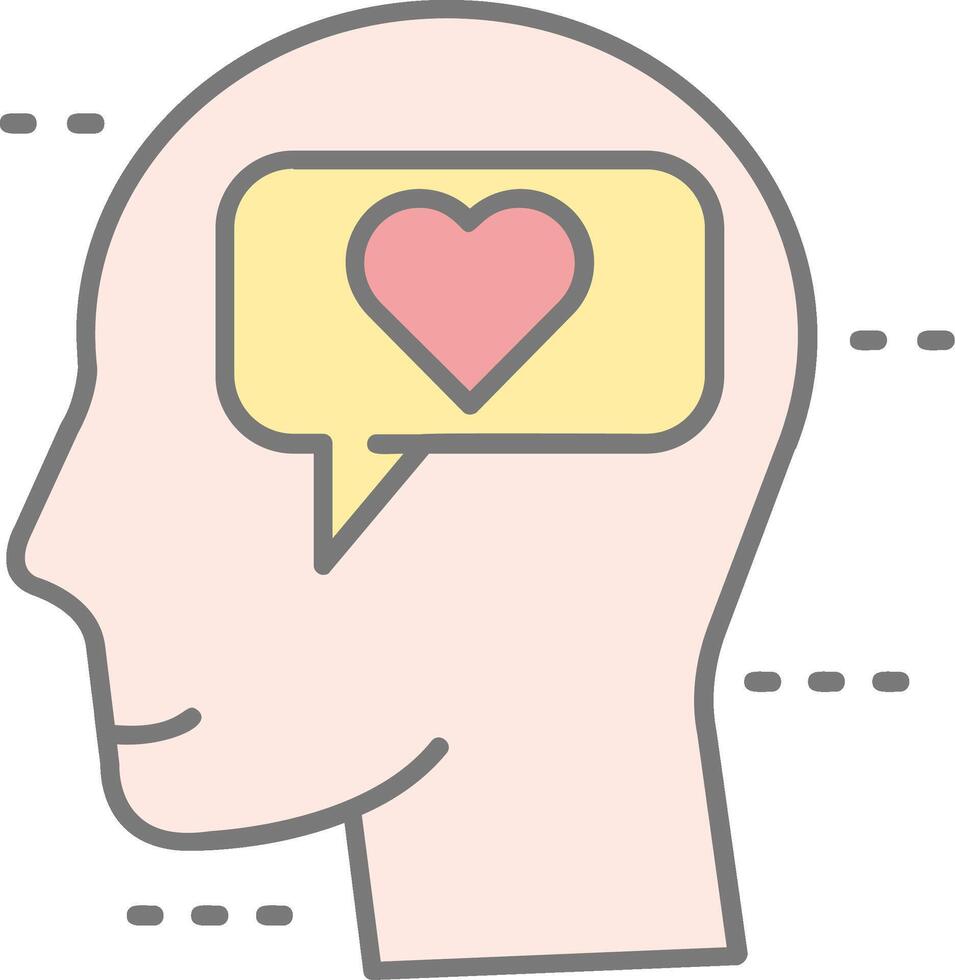 Dialog Line Filled Light Icon vector