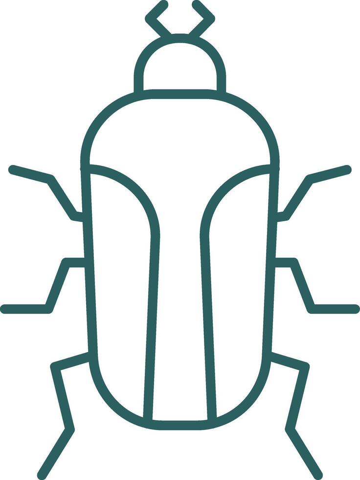 Insect Line Gradient Icon vector