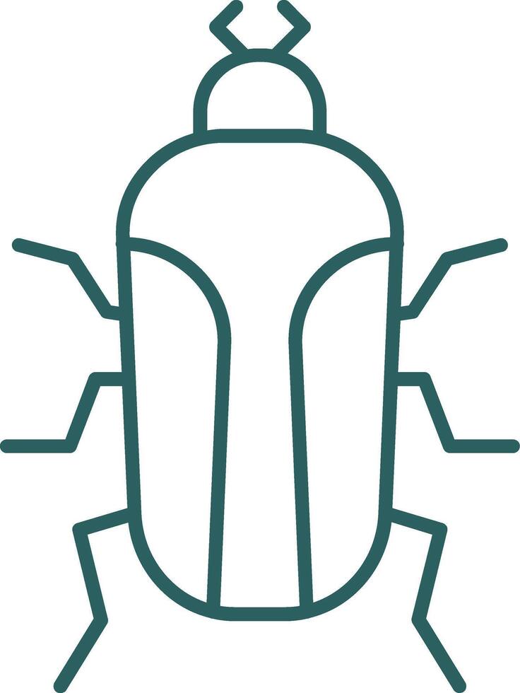 Insect Line Gradient Icon vector