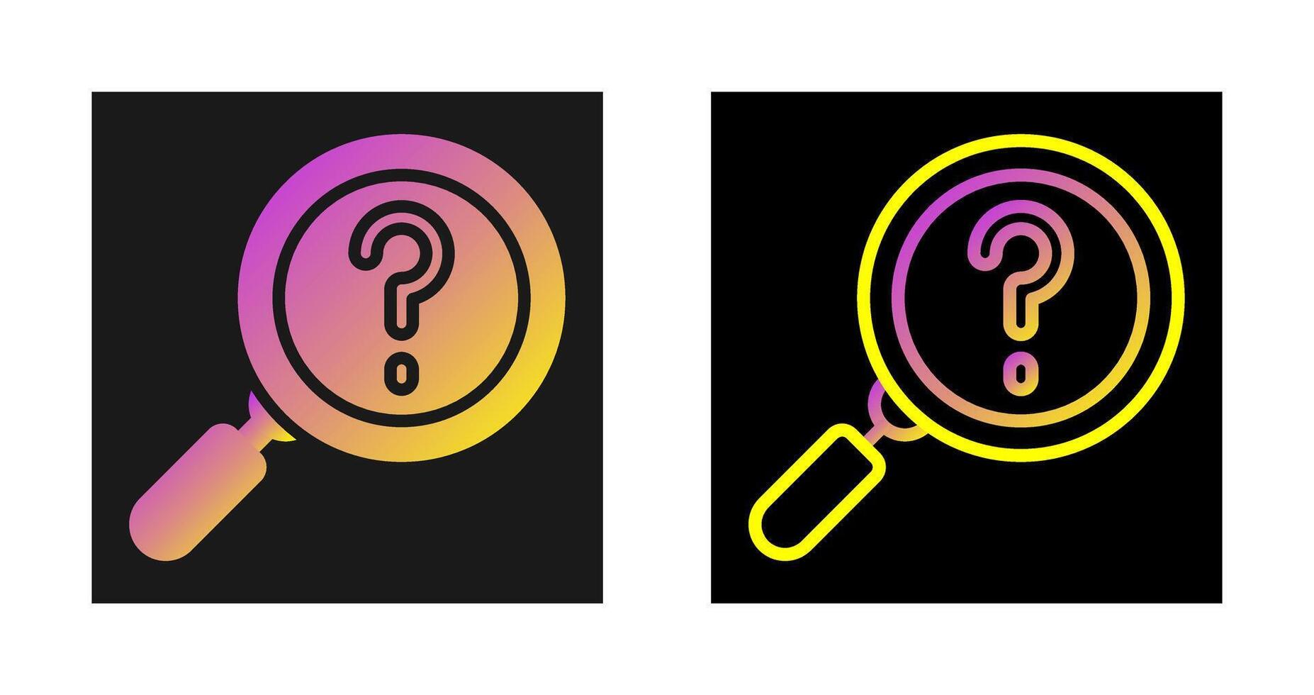 Problem Framing Vector Icon